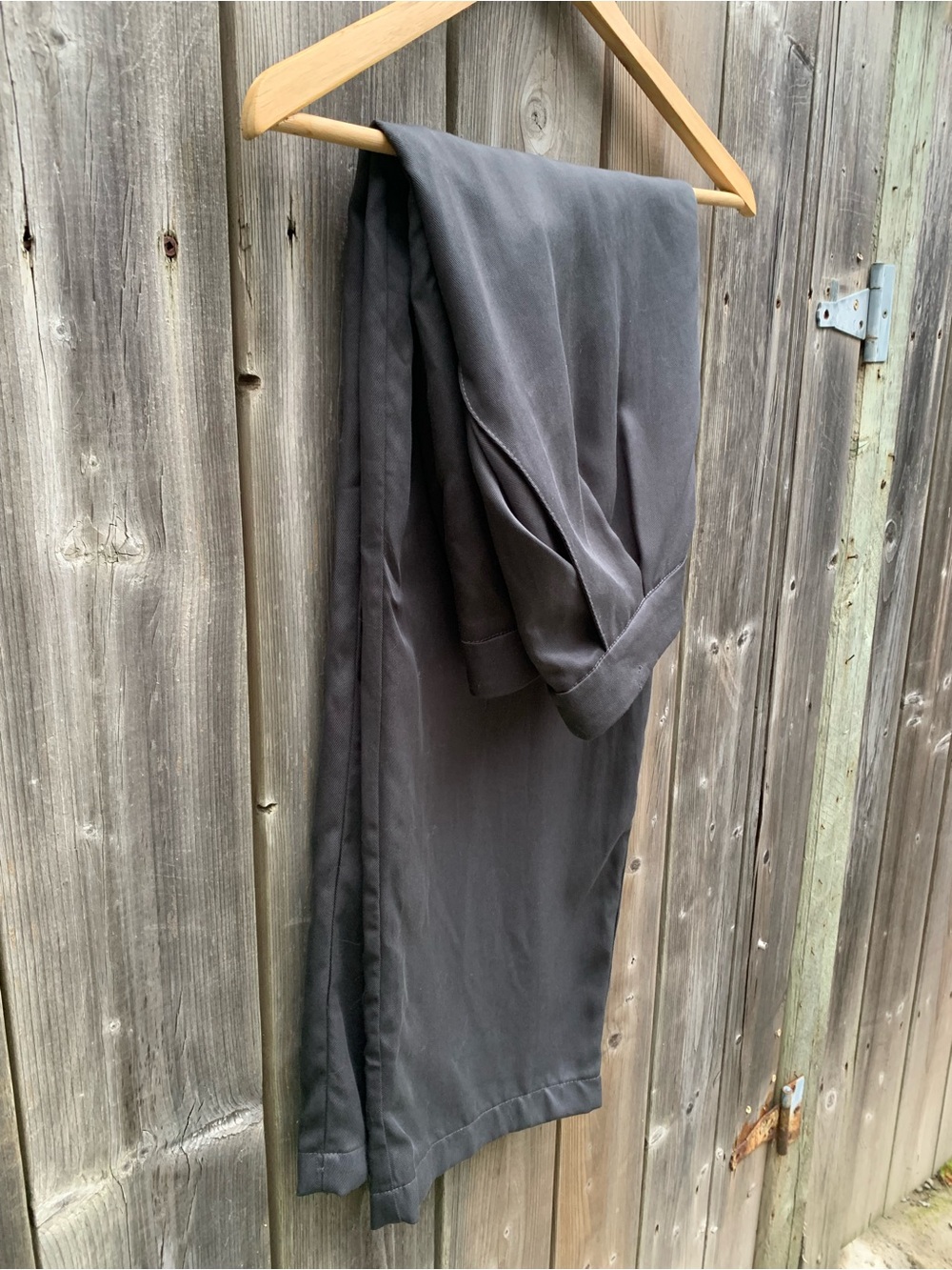 Wide Leg Pants -Melow Salt & Montreal Dark Gray 100% Lyocell Size 6